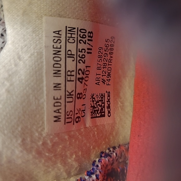 Adidas Pureboost Go Shock Multicolored Men's Athletic Shoes - Picture 10 of 10